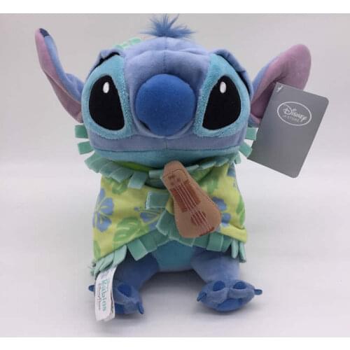 Sitting 22cm Baby Stitch With blanket Plush Toys Stuffed Soft Boy Girl Doll For Gift Good Quality
