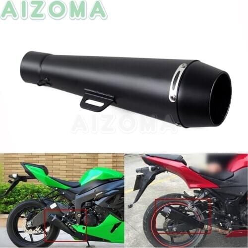 Street Bike Exhaust Pipe Muffler 51mm Motorcycle Silencer Pipes Universal For Yamaha HONDA Kawasaki ZX6RR ZX6R ZX8R CBR 250/650