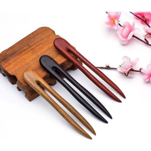 2019 Traditional Chinese style series sandalwood hair sticks For Women Wedding Engagements Jewelries hairpin head Accessories