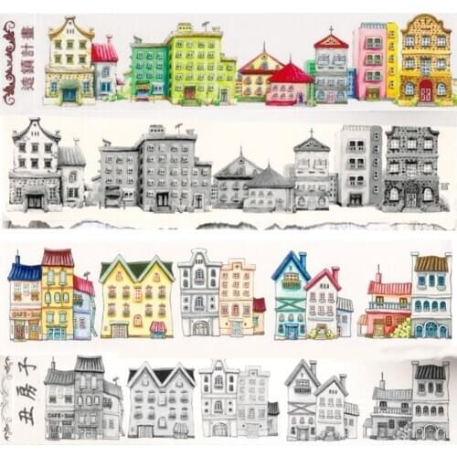 1 Loop Ugly Town House Plan Masking Tape Pet Landscape Special Oil