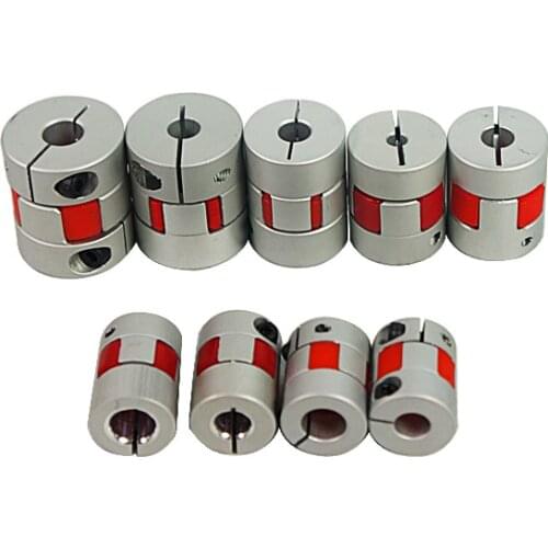 1PCS Flexible Plum Shaft Coupling D20L25 D20L30 D25L30 D25L35 D30L35 CNC Stepper Motor Coupler Jaw shaft coupling 5mm 8mm 10mm