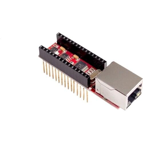 1pcs ENC28J60 Ethernet Shield V1.0 compatible Nano 3.0 RJ45 Webserver Module