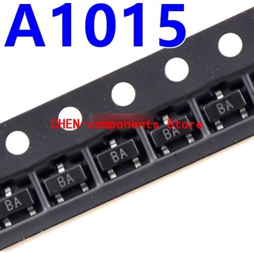 100pcs A1015 2SA1015 BA SMD triode SOT-23
