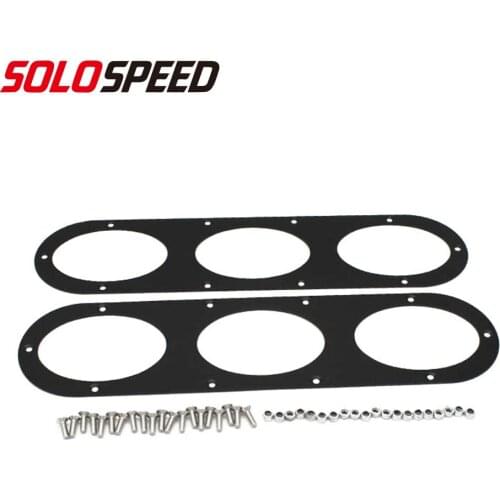 2pcs/set Car Rear Bumper Diffuser Universal Rear Bumper Air Diversion Diffuser Panel