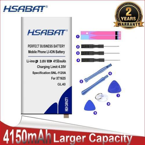 HSABAT Battery 4150mAh for Motorola Moto Z Play for Moto Z Play Droid XT1635 XT1635-01 XT1635-02 XT1635-03 SNN5974A GL40