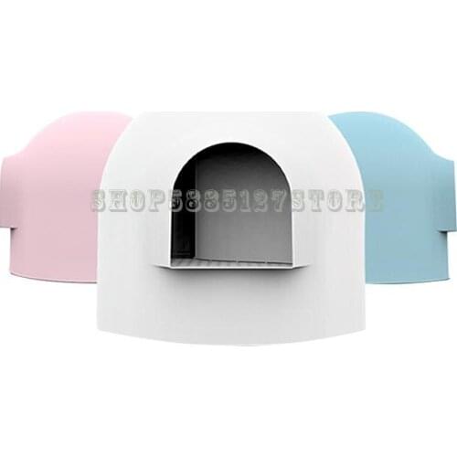 Snowhouse Cat Litter Basin Large Fully Enclosed Anti Splash And Odor Proof Cat Toilet