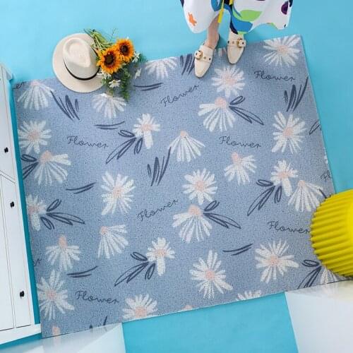 Home Front Door Mat Carpet PVC Non-slip Mat Kitchen Mat Bath Mat Entrance Doormat Nordic Design Custom Freely Cutting Mat Carpet