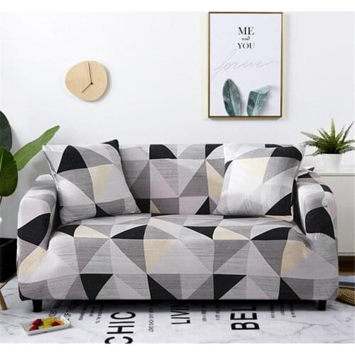 1/2/3/4-seater Elastic Sofa Covers for Living Room Sectional Chair Couch Cover Stretch Sofa Slipcovers Home Decor Sofas