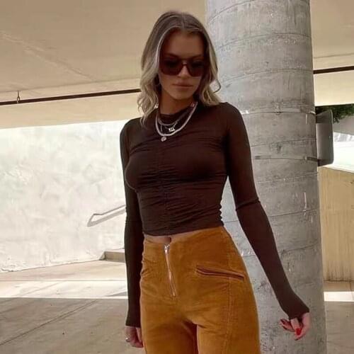 FSYUGY Women's Cropped T-shirts