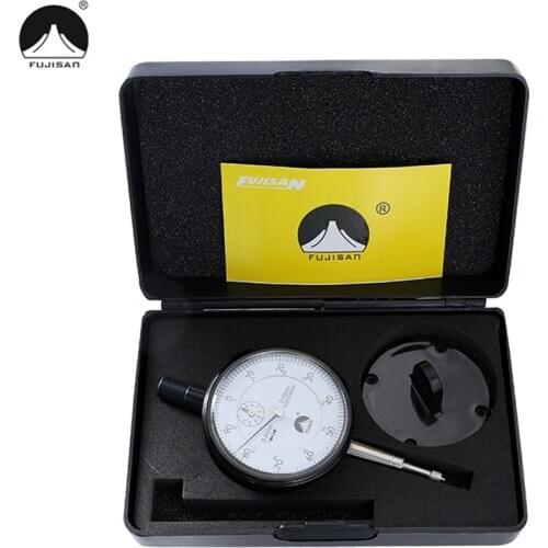 Dial Indicator Gauge 0-10mm/0.01mm Shockproof Dial Test Indicator Thread 2.5mm 22pcs Shaped Probe Set Measuring Tools