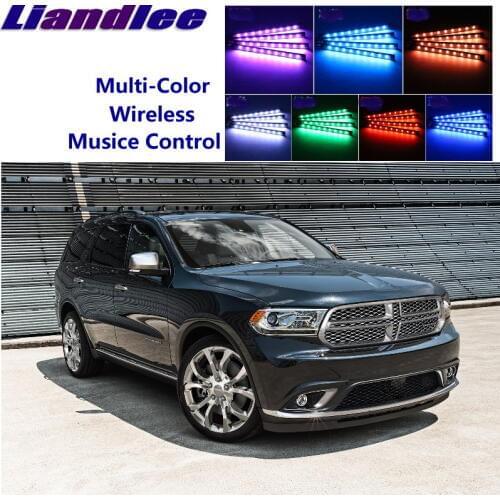 LiandLee Car Glow Interior Floor Decorative Seats Accent Ambient Neon light For Dodge Durango