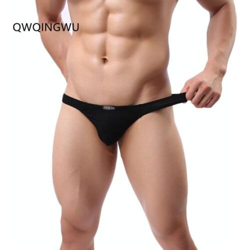 Sexy Men Underwear Briefs Modal Men Briefs Thong Cueca Male Panties Underpants Gay Underwear Thong T-Back Breathable Briefs
