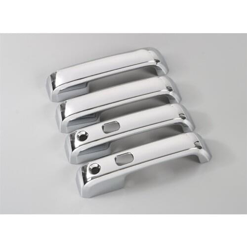 Exterior Decoration 4pcs Outside Door Handle Cover Trim Sticker for Ford F150 2014+ Stylish Car Decal Stickers Car Accessories