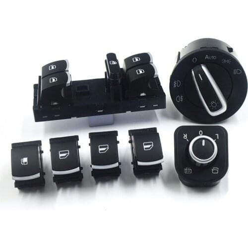 Window Headlight Mirror Fuel Control Switch For VW Jetta Golf MK5 6 Tiguan RABBIT CC 5ND959565A 5ND959857 5ND941431B 1KD 959 833