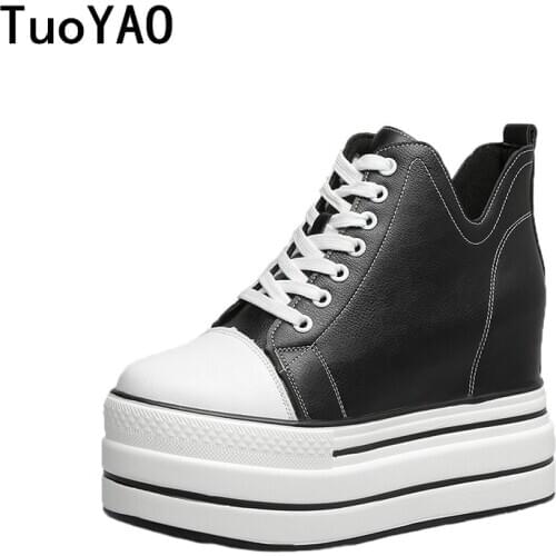 TuoYAO Women's Wedge Ankle Boots