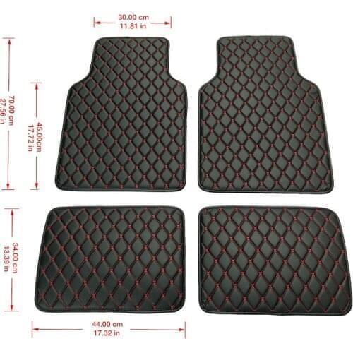 Universal car floor mats for Audi A3 S3 foot case heavy duty all weather protection 5D car-styling carpet rugs liners (2014-)