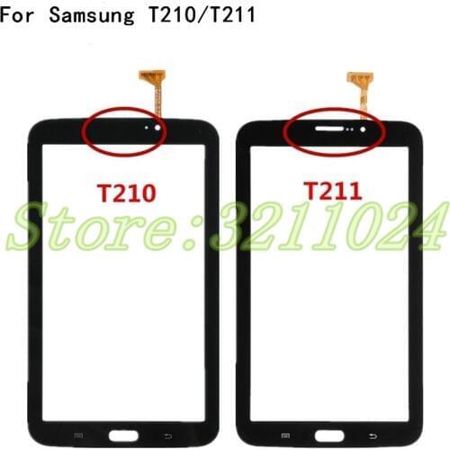Top Quality For Samsung Galaxy Tab 3 7.0 SM-T210 SM-T211 T210 T211 Touch Screen Digitizer Glass Panel Sensor Replacement Part
