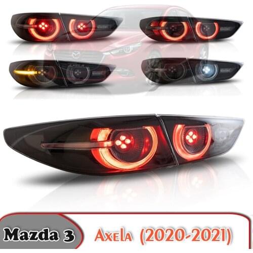 For Mazda3 Axela(2020-2021)Tail Light Assembly Modification LED Streamer Rear Dynamic Turn Signal Brake/Fog Light Assembly