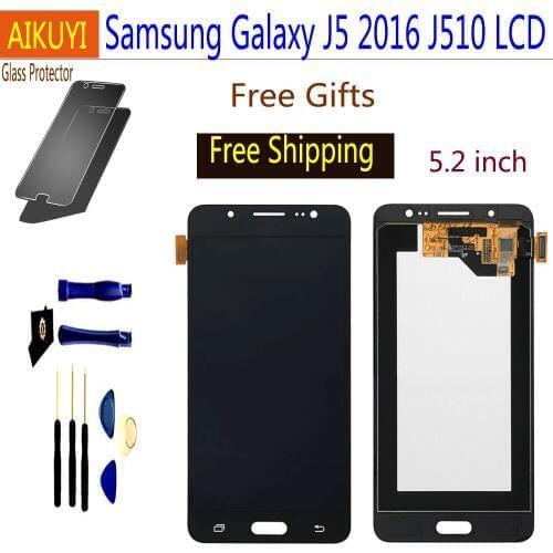 For Samsung Galaxy J5 2016 LCD SM J510F J510FN J510M J510Y J510G LCD Display Touch Screen Digitizer Assembly