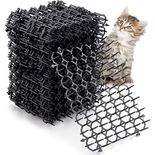 1PC Cat Mats Anti-cat Garden Gatos Dogs Repellent Mat Prickle Strips Keep Cats Away Safe Plastic Spike