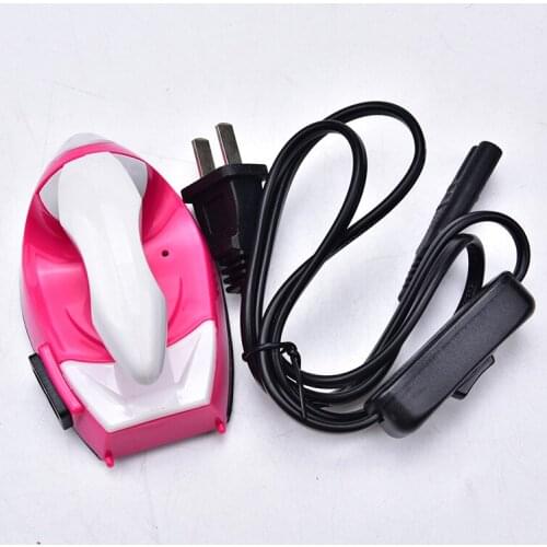 Free shippmen Rhinestone Trim Dress Pink+white 1pcs/lot Hot Fix Applicator Diy Rhinestones Iron Use Hotfix On Crystals free Box