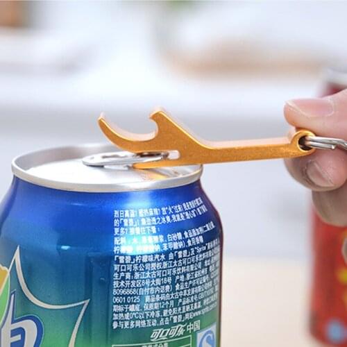 3pcs/pack Key Ring Chain Pocket Keychain Kitchen Gadgets 4 in 1 Beer Bottle Opener Beer Bar Tool Wedding Favor Gifts