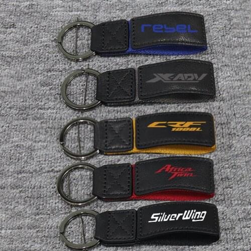 3D Key Holder Chain Collection Keychain For HONDA CMX 500 CMX300 Rebel XADV 750 150 CRF1000L Africa Silver Wing GT 400 600