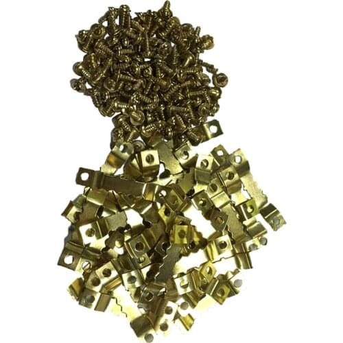 50 Pieces Hanger Sawtooth D for Picture Frame Picture Hanger