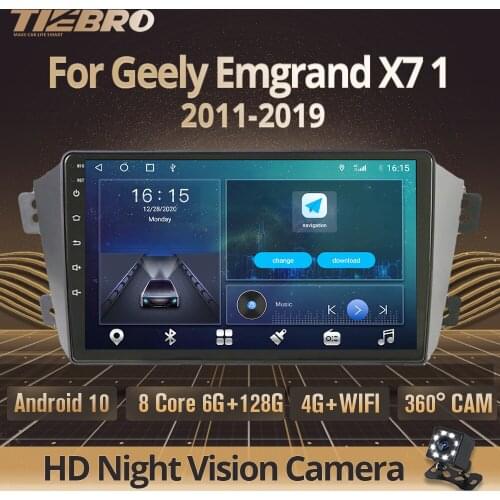 2DIN Android10.0 Car Radio For Geely Emgrand X7 1 GX7 EX7 2011-2019 GPS Navigation Car Video Stereo Receiver DSP Auto Radio IGO