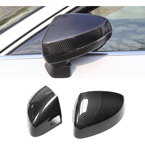 Car Accessories Carbon Fiber Side Rearview Mirror Frame Cover Case Shell Protector Decoration for Audi A3 S3 RS3 8V 2013-2020