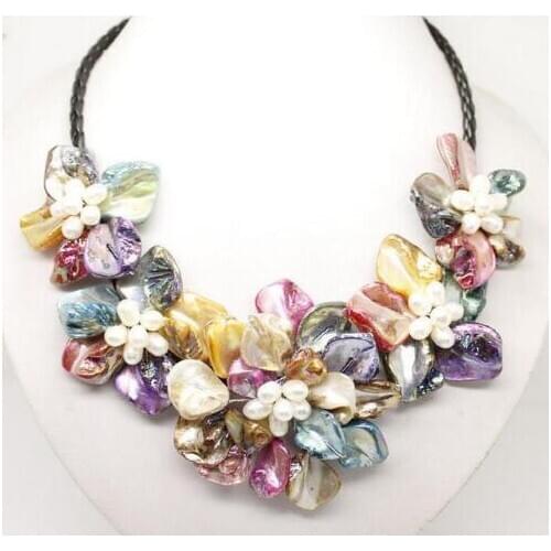 Noble jewelry Charmming8-9mm Freshwater White Cultured Pearl Necklace DIY women hot sale jewelry