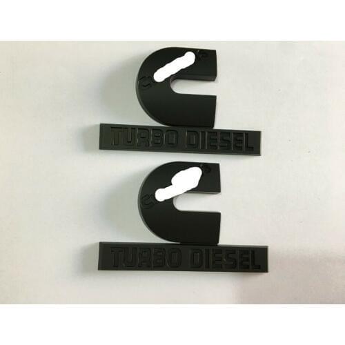 Black for 2500 3500 4500 5500 Turbo Diesel emblem badge