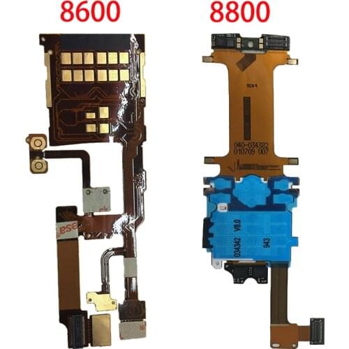 Home Keypad Slide Ribbon Flex Cable For Nokia 8600 Slide Keypad Board LCD Main Flex Cable Ribbon For Nokia 8800