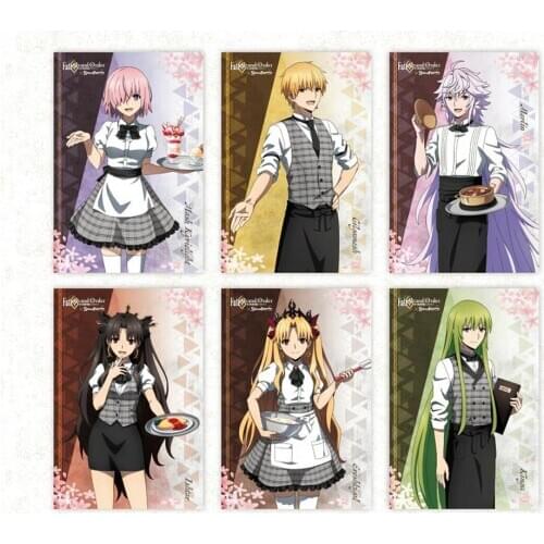 FGO Cosplay Fate Grand Order X Sweets Paradise Merlin Ishtar Gilgamesh Plaid Top Pants Vest Homecoming Back to School Uniform