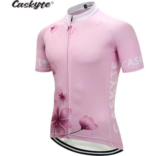 Pink Cycling Jersey Women Bike Top Shirt Summer Short Sleeve MTB Clothing Ropa Maillot Ciclismo Racing Bicycle 2021
