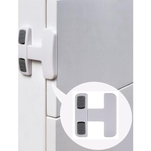 H Shape Baby Safety Cabinet Lock Multi-function Plastic Child Protector Lock For Doors Drawers Refrigerator Infant Can not Open
