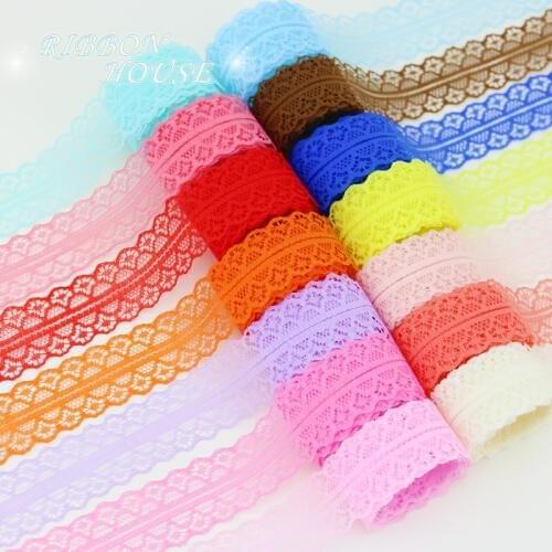 10 yards/roll) 30mm lace fabric Webbing Decoration Love gift packing Material