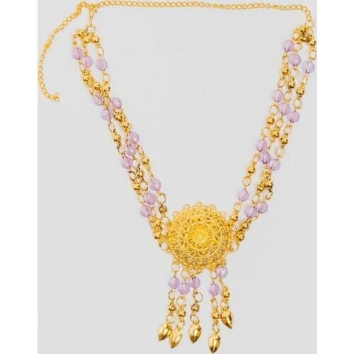 Fashion Belly Dance Necklace Head Chain Jewelry Indian Dance Performance Accessories Props 3158