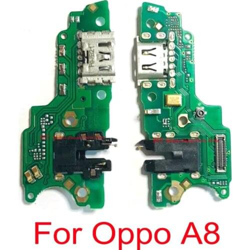 New USB Charging Board Port Dock Flex Cable For Oppo A8 USB Charge Charger Port Flex Cable Ribbon Repair Parts