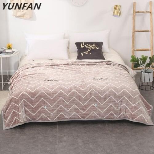 Stripe blankets quilts twin full queen king adult blankets soft Throw Flannel blankets on Bed/car/sofa kids rugs warm blankets