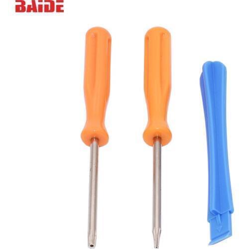 3 in 1 Screw Driver Orange T6 T8 with Hole Screwdrivers Set for Xbox One Controller X1 Repair 100set/ lot
