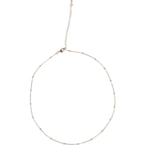 Pearl Necklace Dainty Adjustable Pearl Tiny Chain Delicate Mothers Valentine Jewelry for Women Girls TT@88