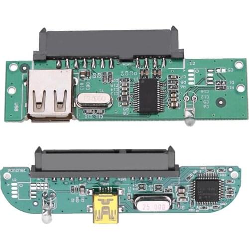 2.5 inch USB 2.0 TO SATA 7 + 15 Pin Hard Disk Adapter Converter for 2.5" hard drive SSD drive for Laptop Desktop PC Computer