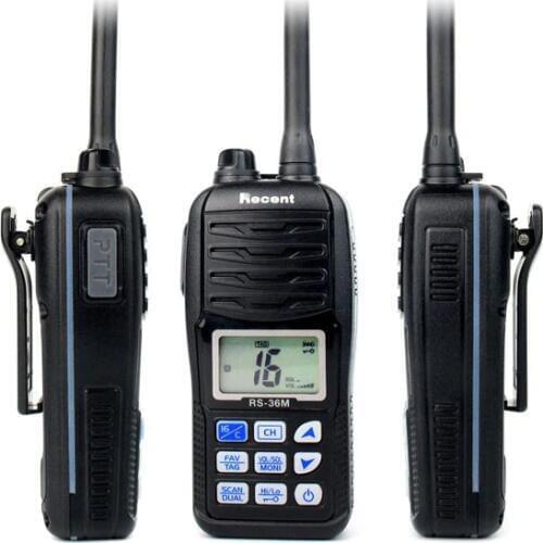Float'n Marine VHF Radio Walkie Talkies RS-36M WaterProof IP67 interphone Handheld emergency Transceiver transmitter