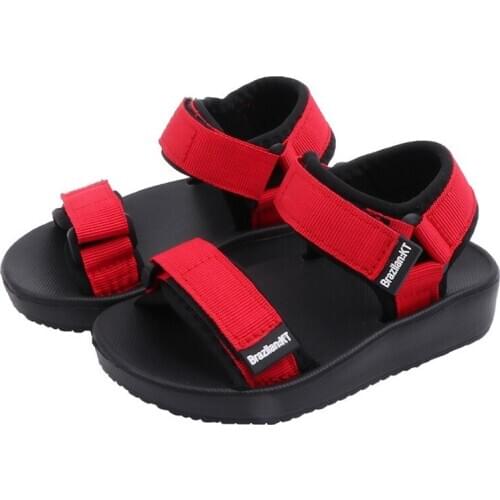 Boys Girls Sandals 2020 Summer Children Flat Open Toe Beach Shoes Fashion Breathable Lightweight Cool Slippers For Kids Toddler