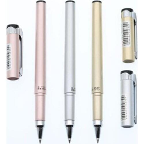 MeterMall 0.5mm Metallic Indelible Ballpoint Pen Sign Pen for Business Writing Office Supplies School Students Stationery