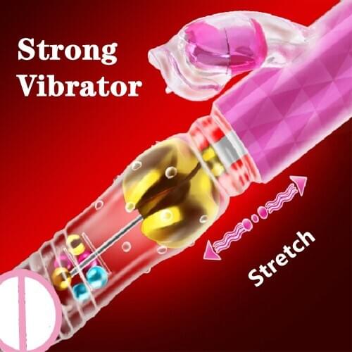 Telescopic Ball Vibrator USB Sex Toys Women Vagina Vibrators Couples Magic Wand Adultos Sex Toys Erotic Toys Intimate Goods Mute