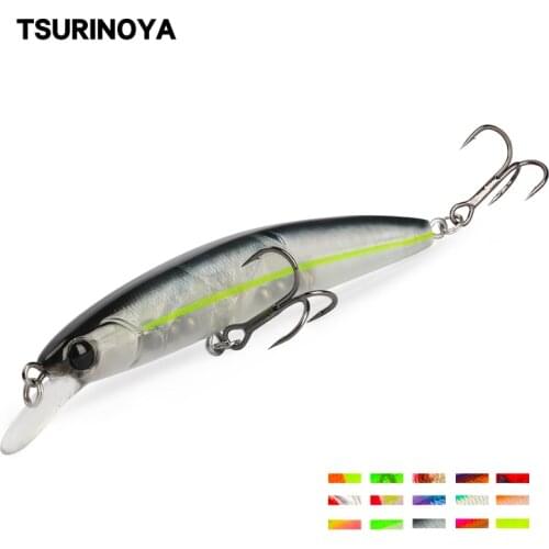 TSURINOYA Pike Fishing Lure DW70 100SP 100mm 9.5g Hot model SP fishing lures assorted colors minnow crank wobbler crank bait