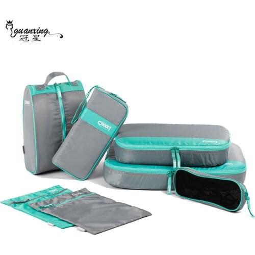 Utral Thin Waterproof Shoe Bra Clothes Storage Bag Travel Organizer For Travelling Outdoor Activity 7 Pcs Suit Set Free Shipping