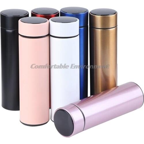 Intelligent Stainless Steel Thermos Bottle Cup Temperature Display Vacuum Flasks Travel Car Soup Coffee Mug Thermos Water Bottle